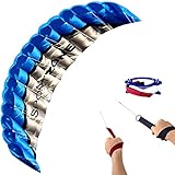 Touch the sky 100in Double-Line Stunt Soft Parafoil Kite With Wrist Strap, Parachute Kite For Kids & Adults, Excellent Outdoor Games and Activity Toys, Suitable for the Advanced & Enthusiasts.