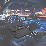 WANGZENIU Steering Wheel Table for Renault Arkana(Facelift 2023) 2023, Portable Car Table Steering Wheel Tray Car Desk Laptop Holder Car Tray a Multi Purpose,Black
