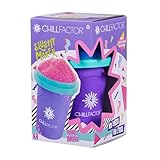 Chill Factor Colour Shock slushy maker Power Purple - Reusable slushy maker cup, homemade slushies. Squeeze cup slushy maker Kitchen toys