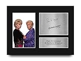 HWC Trading Barbara Windsor & Pam St Clement Eastenders Eastenders Gifts Printed Signed Autograph Picture for TV Show Fans - A4