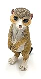 Resin Meerkat 6.5cm Tall Ornament Decoration Collectable - Meerkat Standing Tall
