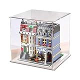 Acrylic Display Case for Lego 10218 Pet Shop ，Transparent dustproof Display Box，Compatible with Lego 10218 Construction Kit, (Model not Included) 30 x 30 x 30cm