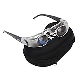 TV Television Magnifying Glasses 2.1X 0 to +300 Degree Goggles Binocular Glasses Handsfree Magnifier for Far-Sightedness Watching TV Eye Magnifier Presbyopia Presbyopic Magnifying
