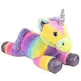 VFM - Premium Rainbow Plush Unicorn Soft Toy 56cm, Unicorn Plush, Rainbow Teddy, Soft Toy, Cuddly, Children's Toys, Gift Ideas for Girls for Birthday