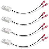 Jayubien 72-8118 Dash Tweeter Speaker Harness Compatible with JBL Toyota Highlander Hybrid Tacoma RAV4 Avalon Prius,Aftermarket Car Speaker Wire Adapter,2Pin Connector 4PCS Cable
