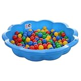 Marko 94cm Extra Large Sand Pit Paddling Pool Blue Plastic Outdoor Garden Pet Puppy Kids Childrens Toy Play Pool (Sand Pit)