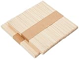 2 x 50 Lollipop Craft Sticks (Natural or Colored) (Natural) by ark Craft