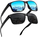 LEDING&BEST Polarised Sunglasses Men Women Driving Cycling Fishing Climbing Anti-glare UV400 Protection TR90 Unbreakable Frame Sports Travel Sun Glasses