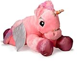 Deluxe Paws Giant Unicorn Stuffed Animal Plush Toy,110cm,Large Unicorn Cute Jumbo Soft Toys,Huge Big Size Plushy Fluffy Fat Plushie,Gifts for Kids