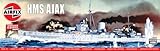 Airfix Vintage Classics Set - A03204V HMS Ajax Model Building Kit - Plastic Model Ship Kits for Adults & Children 8+, Includes Sprues & Decals - 1:600 Scale Boat Building Set