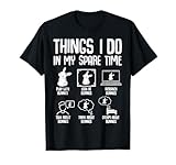 Things I Do In My Spare Time Bunny Rabbit Girls Kids Womens T-Shirt
