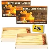 Premium Bryant and May Extra Long Safety Matches (Pack of 2) + ABL Supplies Matchbox