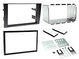 LEISURE DIRECT DOUBLE DIN RADIO STEREO FACIA FASCIA CAGE KIT FOR AUDI A4 B6 B7 2001-2009
