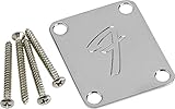 Fender 4-Bolt Vintage-Style Neck Plate "F" (Chrome)