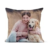 Personalised Soft Pillow Gifts Best Friend, Custom Photo Pillow for Adults Kids, Gifts for Mum, Dad, Boyfriend, Girlfriend Cold for Sleeping