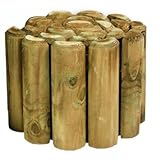 VALUE PACK OF 4 - 6" Log Rolls **SAVE ON POSTAGE** Lawn Border Edging (1.8m Long)