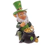 HoitoDeals Green Funny Mini Collectable Leprechaun Figurines For Kids Gift Novelty Ornament (1Pcs Random Design)