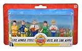 Simba 109252538 Fireman Sam Figures Set, 6 Pieces, 2 Assorted, Only One Version Delivered, 5-7 cm Toy Figures, from 3 Years