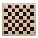 TOYANDONA 1pc Flat Chess Board International Synthetic Leather Chessboard Classic Chess Games Accessories Folding Board Chess Game