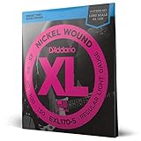 D'Addario Bass Guitar Strings - XL Nickel - EXL170-5 - Perfect Intonation, Feel, Durability - 5 String Set - 45-130 Regular Light 5-String, Long Scale