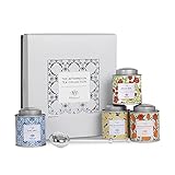 Whittard of Chelsea | Afternoon Tea Collection | Gift Set For Men & Women | 4 Rich & Fruity Black & Green Teas | Incl. Silver Plated Infuser | Suitable for Vegans & Vegetarians | 4 Pack