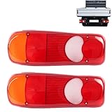 ROBUST 2 Pcs Rear Tail Light Lens Eclipse Teardrop for Nissan Cabstar Renault Trafic Master Vauxhall/Opel Movano 1451482 20745060