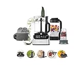 Kenwood MultiPro OneTouch FDM73.850SS, Food Processor and Blender Multifunctional with 13 Accessories, Variable Speed and Pulse Function, Integrated Scale, Dishwasher Safe, 1000W, Silver