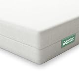 Mother Nurture Eco Fibre Cot Bed Mattress (140 x 70 x 10 cm) Breathable Baby Cot Bed Mattress for Comfy Night’s Sleep, Reversible and Hypoallergenic with Removable Cover for Easy Clean, BSI Tested