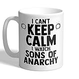 I Love Mugs - I Can't Keep Calm I Watch Sons of Anarchy - Mug, Ceramic, 11fl.oz.