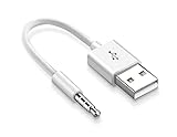 Mr. Gadget's Solutions USB to 3.5mm Jack Charger Sync Cable for iPod Shuffle 3rd/4th/5th Gen