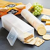 Coopers of Stortford - Set of 2 Cracker Keepers for Airtight Storage - Protects Crackers and Biscuits from Breaking or Going Stale