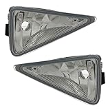 XYZ Parts Front Fog Light Lamp Assembly Compatible with Honda Civic Mk8 Hatchback 2006-2012 For UK 1 Pair Drivers Side Right Hand & Passenger Side Left Hand Replacement