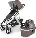 UPPAbaby Vista V2 Pushchair – Theo – All in One, Convertible Baby Stroller, Includes Carry Cot & Toddler Seat, Pushchair Accessories, One Step Fold, Suitable from Baby to Toddler
