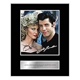 John Travolta and Olivia Newton-John Signed Mounted Photo Display Grease Autographed Gift Picture Print