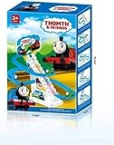 Penguin, Dinosaur, Duck, Dog, Thomas Train, Peppa, Christmas Santa Slide Race Game Racer Classic Track With Rhythmic Music Kids Toy (Thomas)