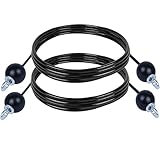 GYM MASTER Replacement Cable for Cable Crossover Machine - 3.9m - 5mm Diameter - Pair