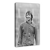 SDOBVDZ Football Player Johan Cruyff Poster (7) Canvas Poster Wall Art Decor Print Picture Paintings for Living Room Bedroom Decoration 08x12inch(20x30cm)