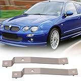 JERICMOTO Front Bumper Brackets for Rover 25/MG ZR, Stainless Steel Front Bumper Rack holder, High Toughness Replace Parts Replacement Brackets for Rover 25/MG ZR