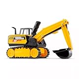 Basic Fun Tonka Steel Classics | Mighty Excavator | Kids Construction Toys for Boys and Girls, Vehicle Toys for Creative Play, Motor Skill Development for Kids Ages 3 06182