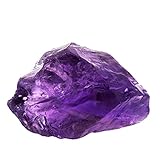 Deep Amethyst Raw Crystals, Large 1.25-2.0" Healing Crystals Natural Rough Stones Crystal for Tumbling, Cabbing, Fountain Rocks, Decoration, Polishing, Wire Wrapping, Wicca & Reiki