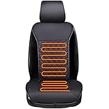 LUSRAIT Seat Cushion, Comfortable Seat Cover with Full Back Support, Universal for Front Seat in Winter (Large)