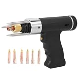 Stud Welding Gun Capacitor Discharge Spot Stud Welding Gun Spot Welding Torch Handheld Solder Iron Kit with 6pcs M3 to M10 Collet