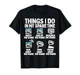 RMS Titanic Funny Things I Do in My Spare Time Boys Birthday T-Shirt