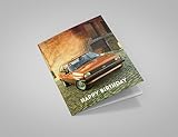 Happy Birthday Mk1 Ford Fiesta Greeting Card 125mm x 178mm Including Envelope PT401