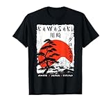 Kawasaki City Retro Japanese Ukiyoe-e Artwork Kawasaki T-Shirt