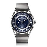 Porsche Design 1919 Globetimer UTC Men's Watch Analogue Automatic with Titanium Strap 6023.4.05.002.05.5, blue, TRAVEL WATCH - Ideal for frequent travelers thanks to GMT function.
