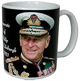 StokePotters Prince Philip Duke of Edinburgh Royal Commemorative Wraparound Coffee Tea Mug