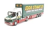 Oxford Diecast Eddie Stobart Scania T Cab Curtainside, 1:76 Scale, OO Gauge, Truck, Model Vehicle, Teenagers & Adults, Model Railway Enthusiasts, Age 14+, Unisex