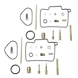 Wjwftcmk Carb 2 Set Carburetor Carb Rebuild Kit Repair For YZ125 YZ 125 125 1998 1999 2000 2001 2002 2003 2004 2005 2006-2007 Carburetor