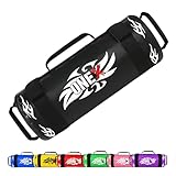 ONEX Power Sandbag Weight Lifting Pink Boxing Training Handles Exercise Running Workout MMA Fitness Sand Bag (Black, 10kg)